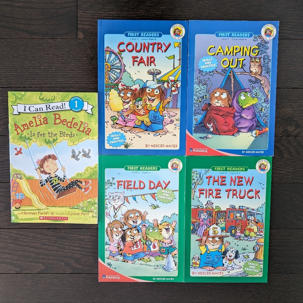 Amelia Bedelia and Little Critter books (5 books)